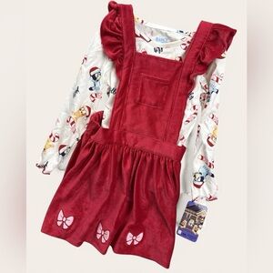 Bluey and Bingo Toddler Size 3T Corduroy Dress.